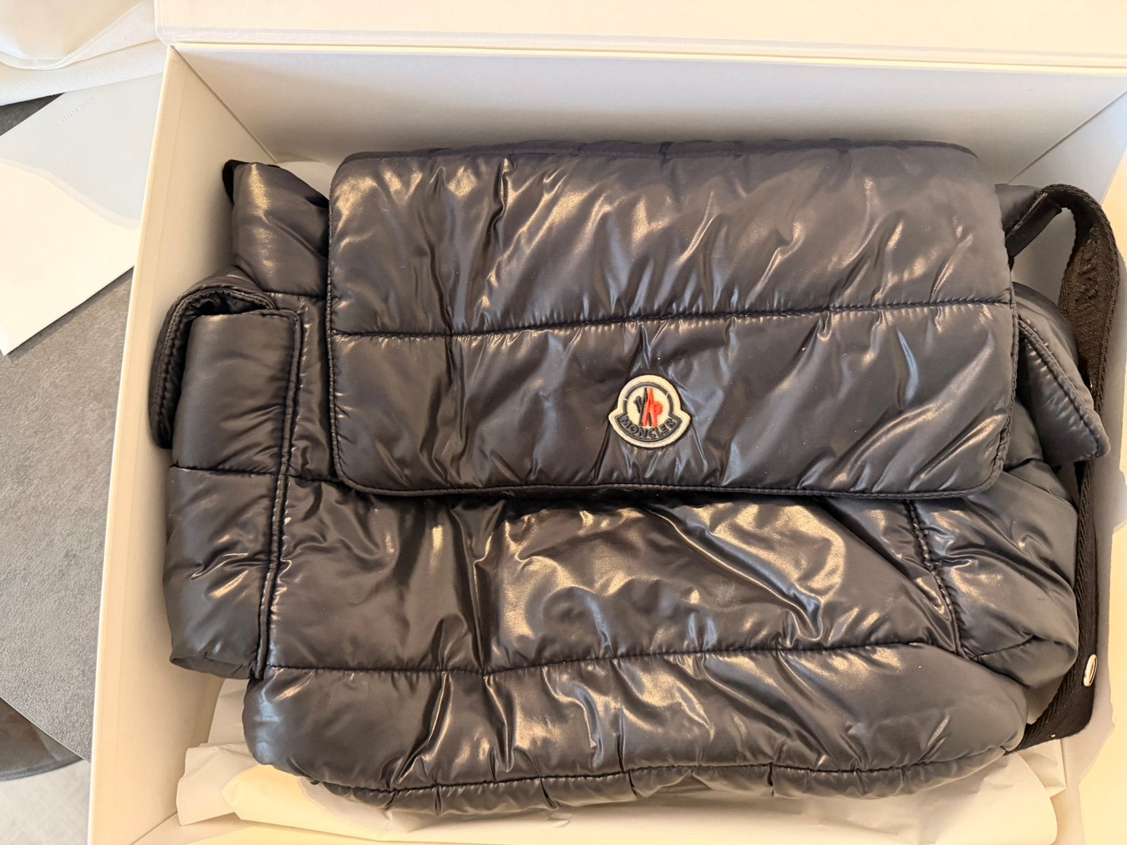 Moncler luiertas, Kinderen en Baby's, Ophalen, Zo goed als nieuw