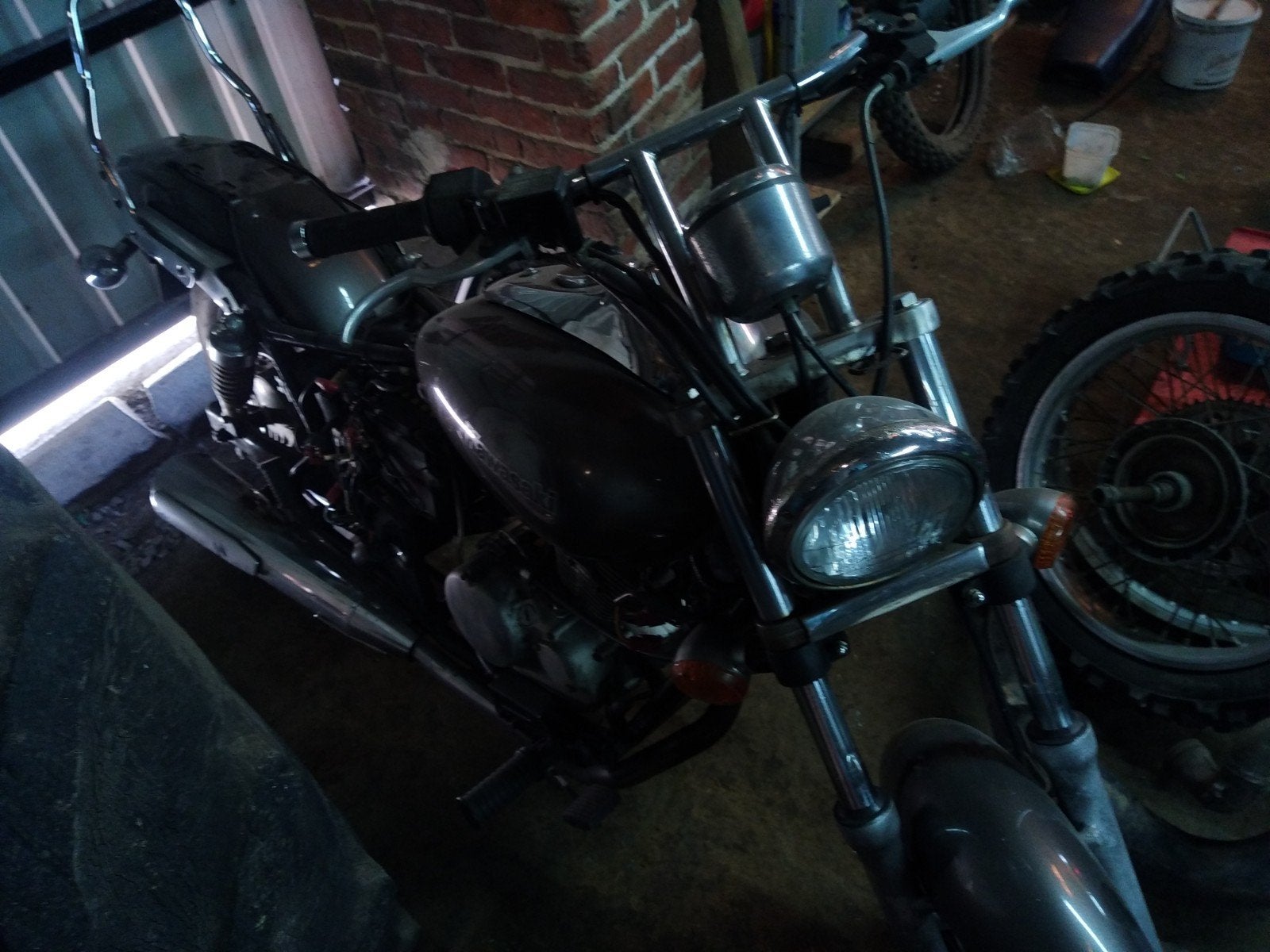 Moto Kawasaki eliminator 125, Enlèvement