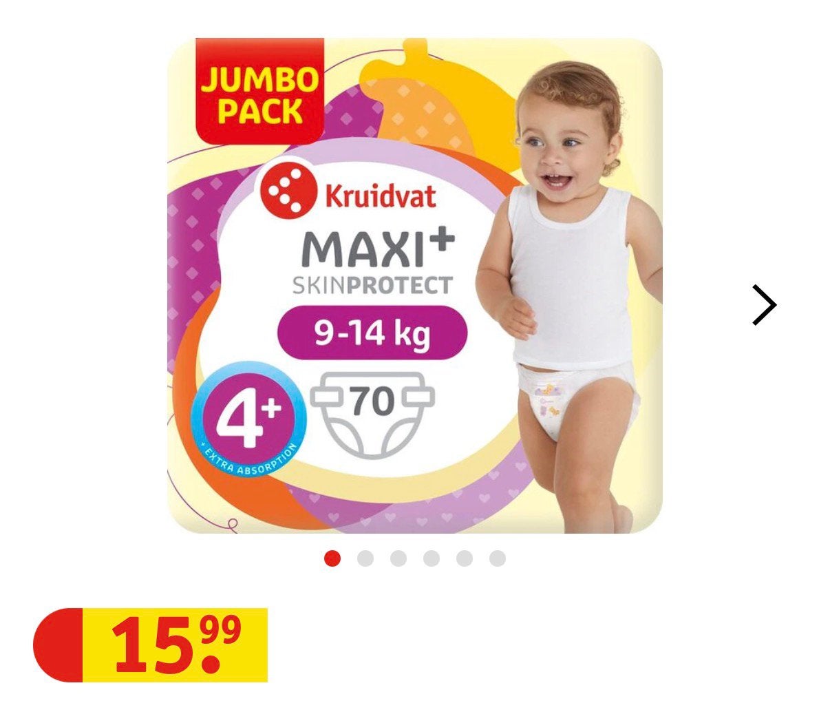 2 pakken kruidvat luiers, Ophalen, Nieuw