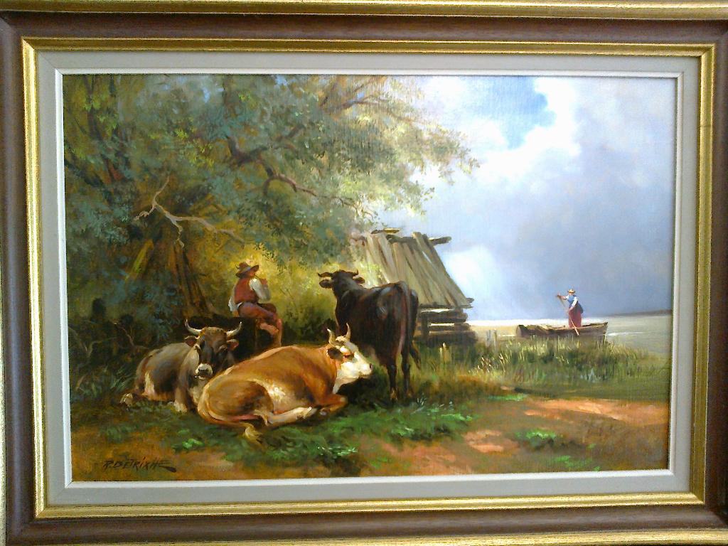 Robert Detrixhe schilderij, Ophalen