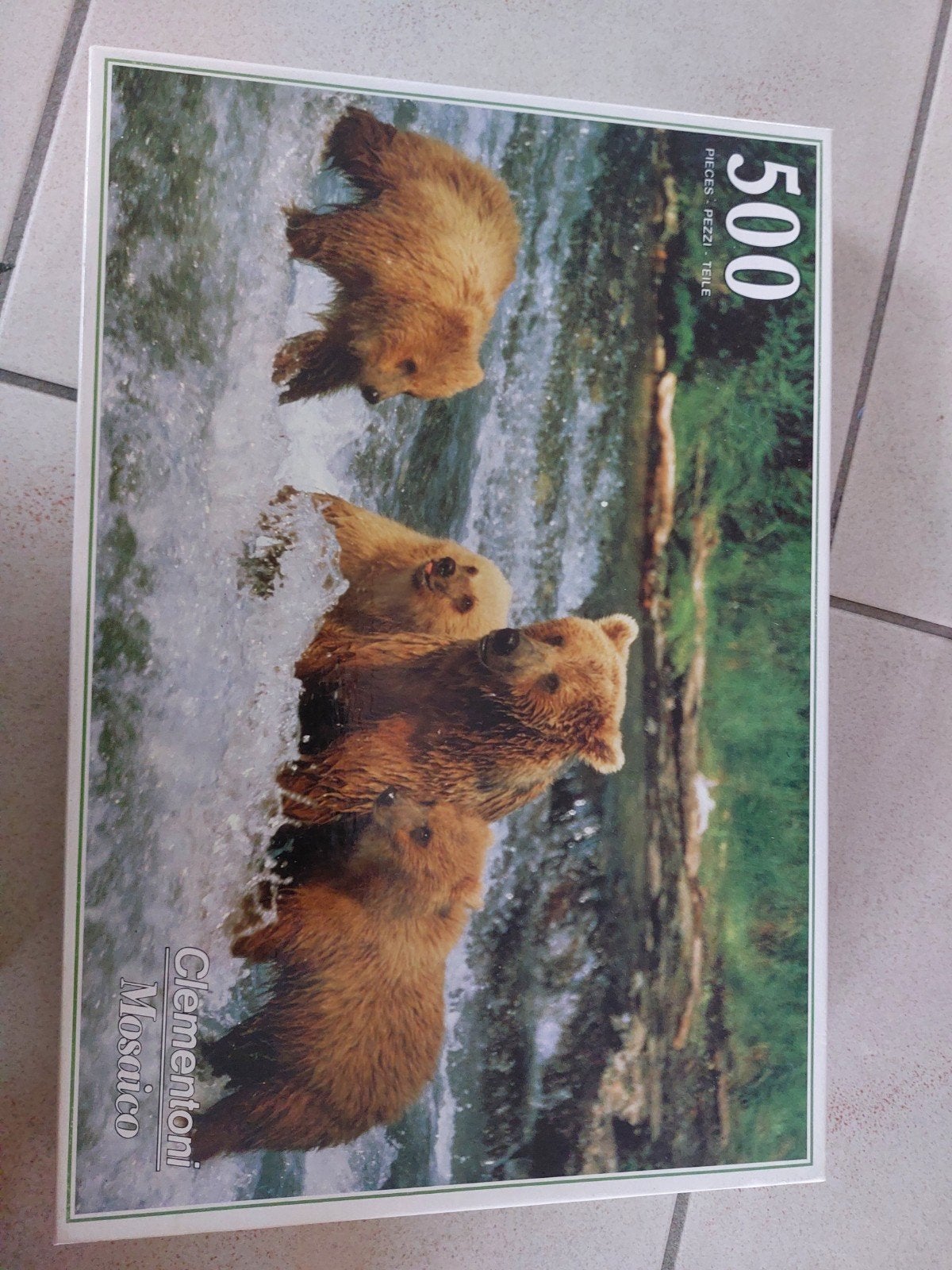 puzzel 500 stuks beren, Enlèvement, 500 à 1500 pièces, Utilisé, Puzzle