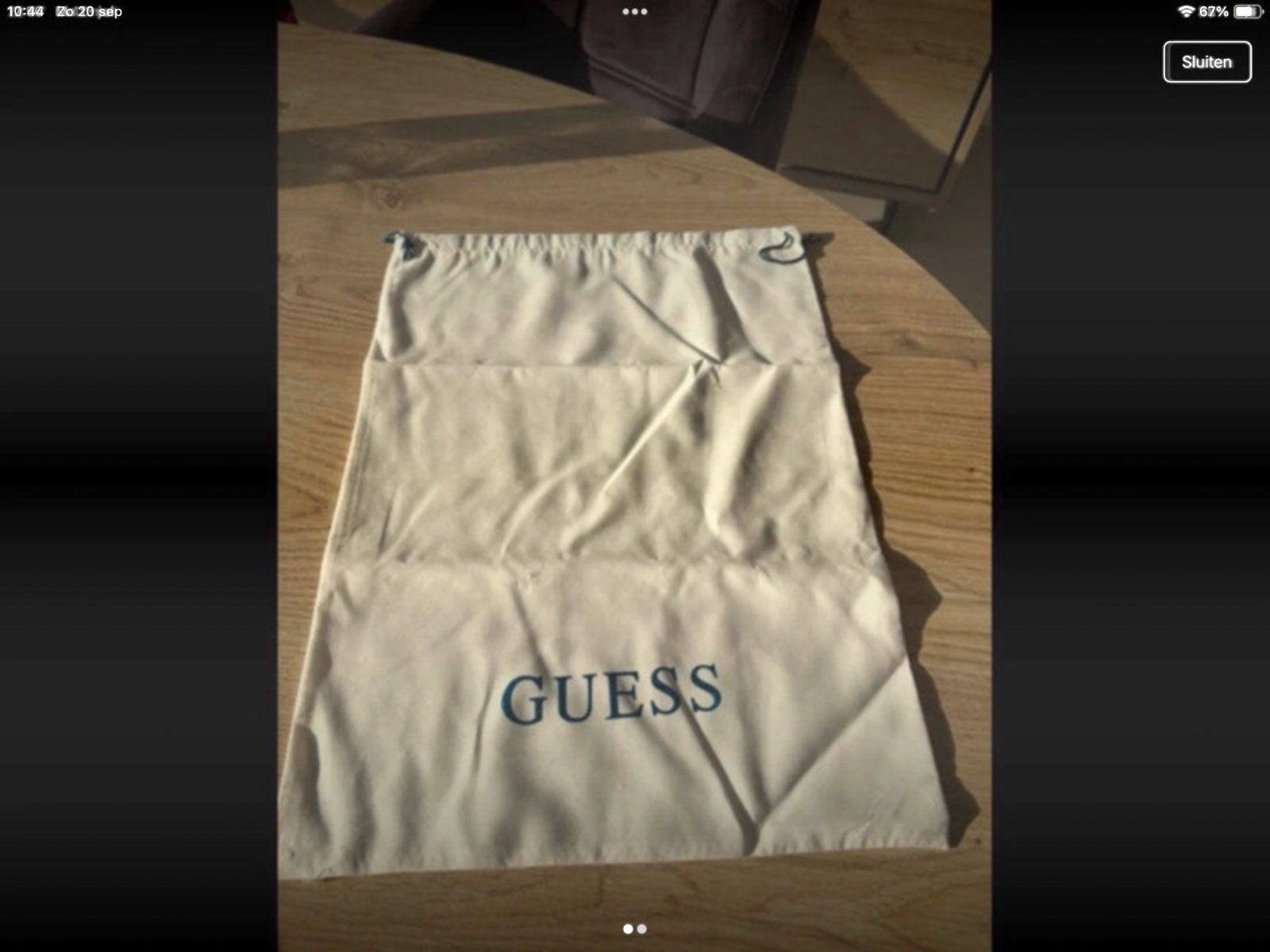 2 stoffen zakken guess( nieuw), Kleding | Dames, Ophalen of Verzenden, Zo goed als nieuw