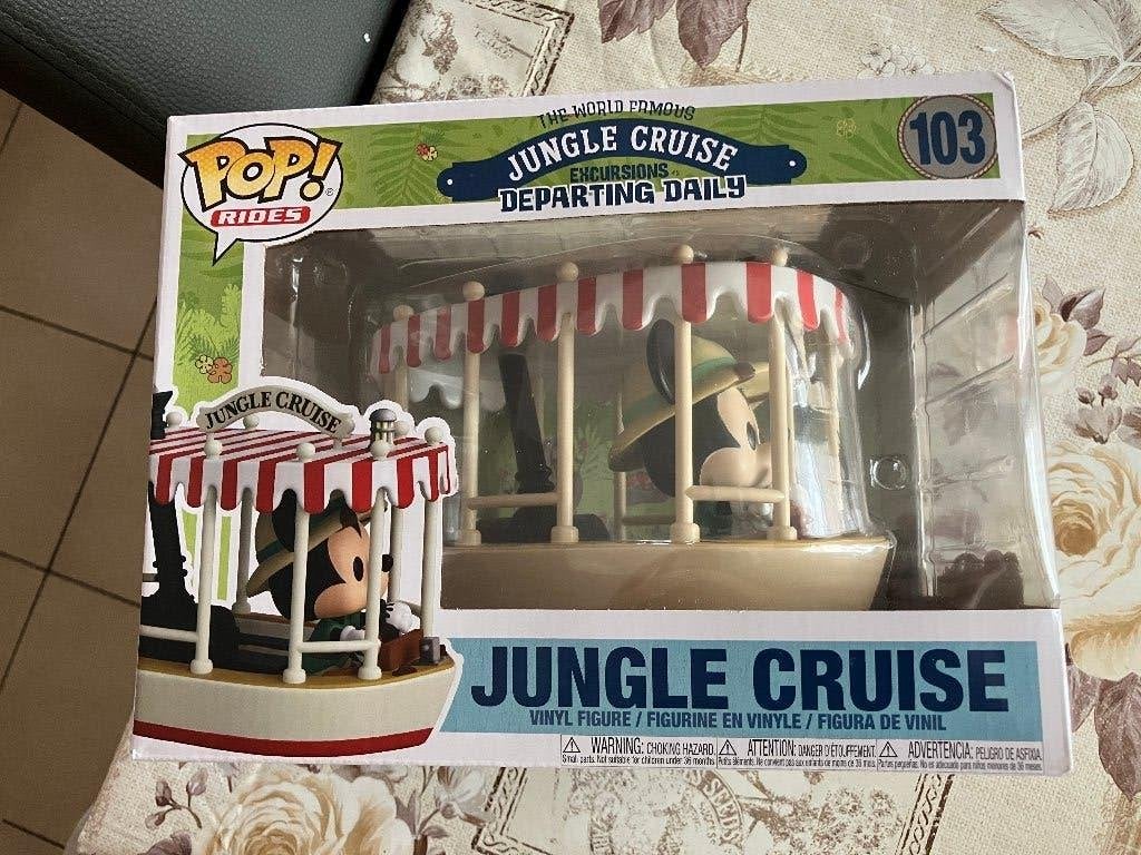 Funko Pop 103 Disney Mickey Mouse Jungle Cruise, Ophalen of Verzenden, Mickey Mouse, Beeldje of Figuurtje