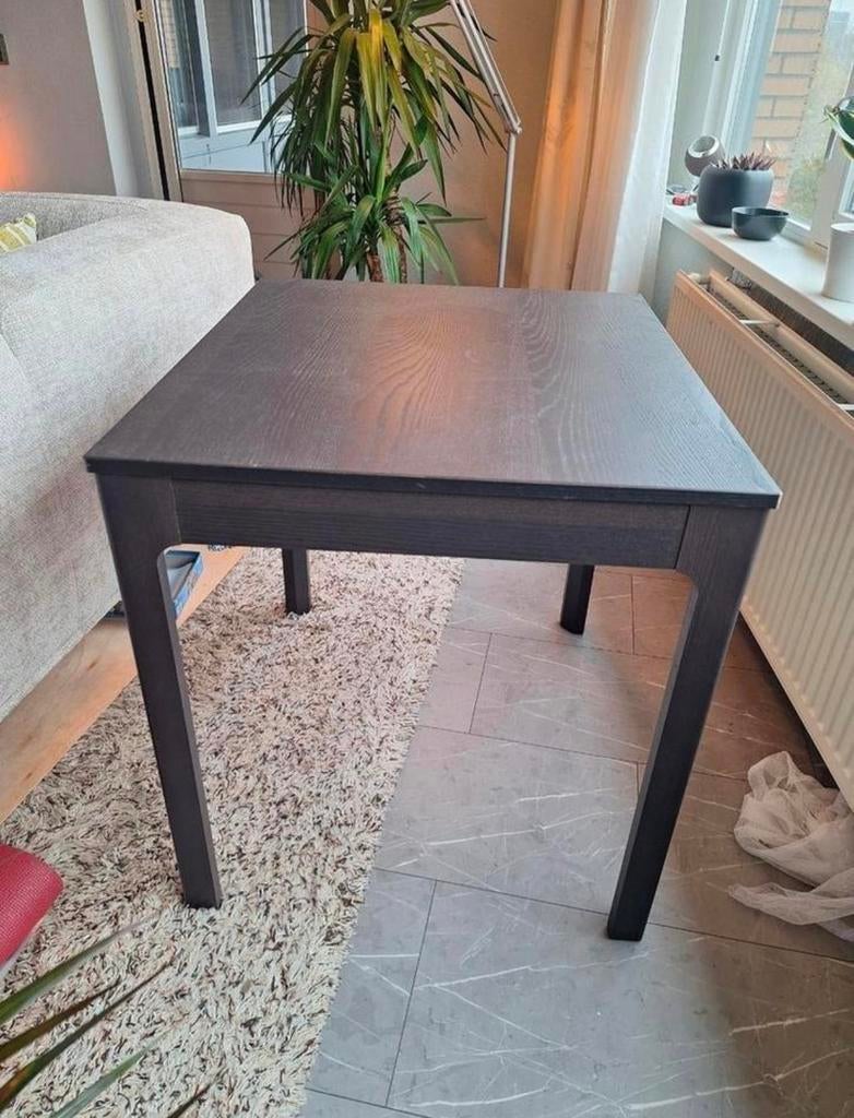 Uitschuifbare eettafel 80cm x 70 cm, Huis en Inrichting, Tafels | Eettafels, Ophalen, Zo goed als nieuw, Ikea Ekedalen