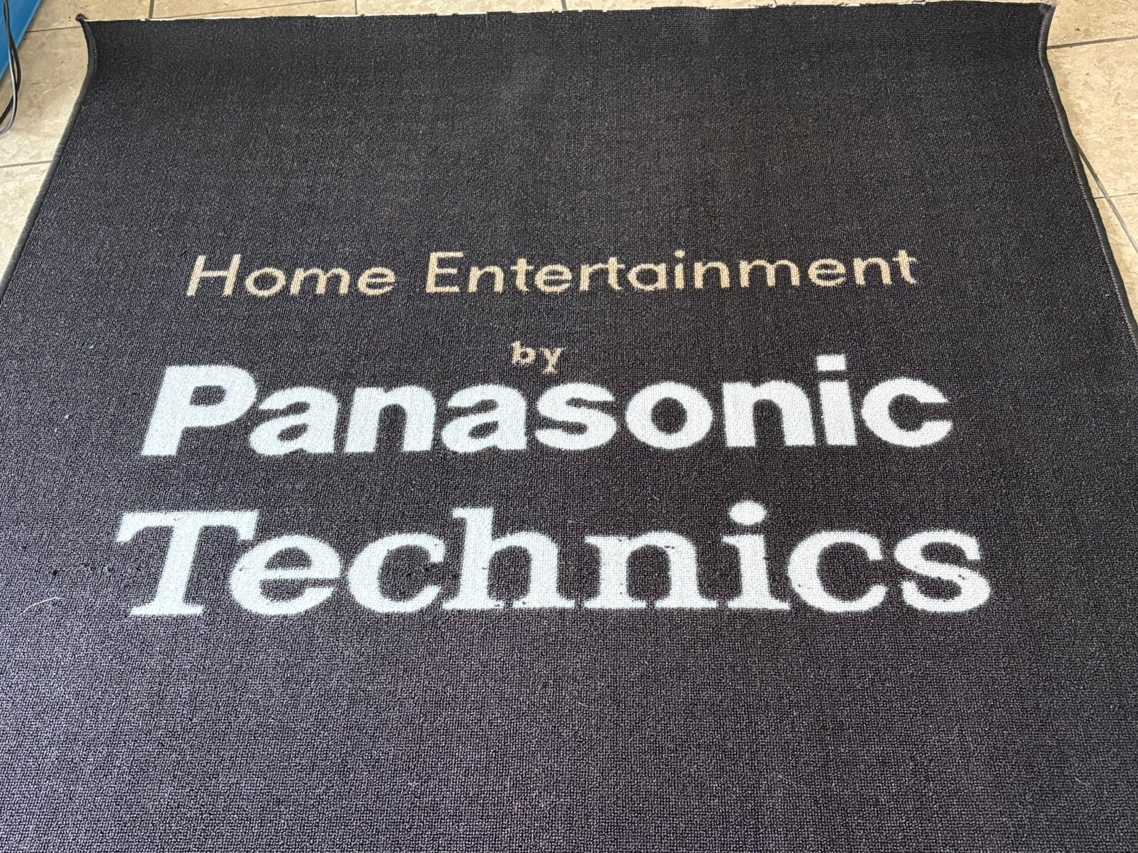 Tapis Vintage Technics / Panasonic - PLV Publicitaire, Enlèvement, Comme neuf