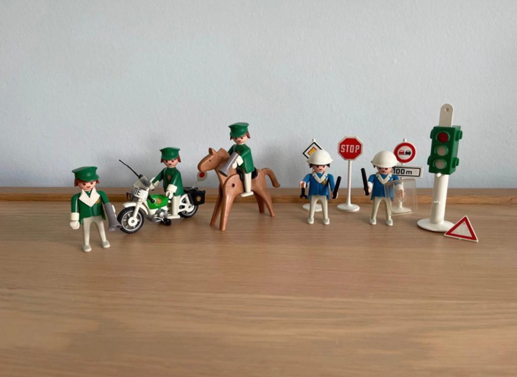 Playmobil politie (vintage), Kinderen en Baby's, Speelgoed | Playmobil, Gebruikt, Los Playmobil, Ophalen of Verzenden