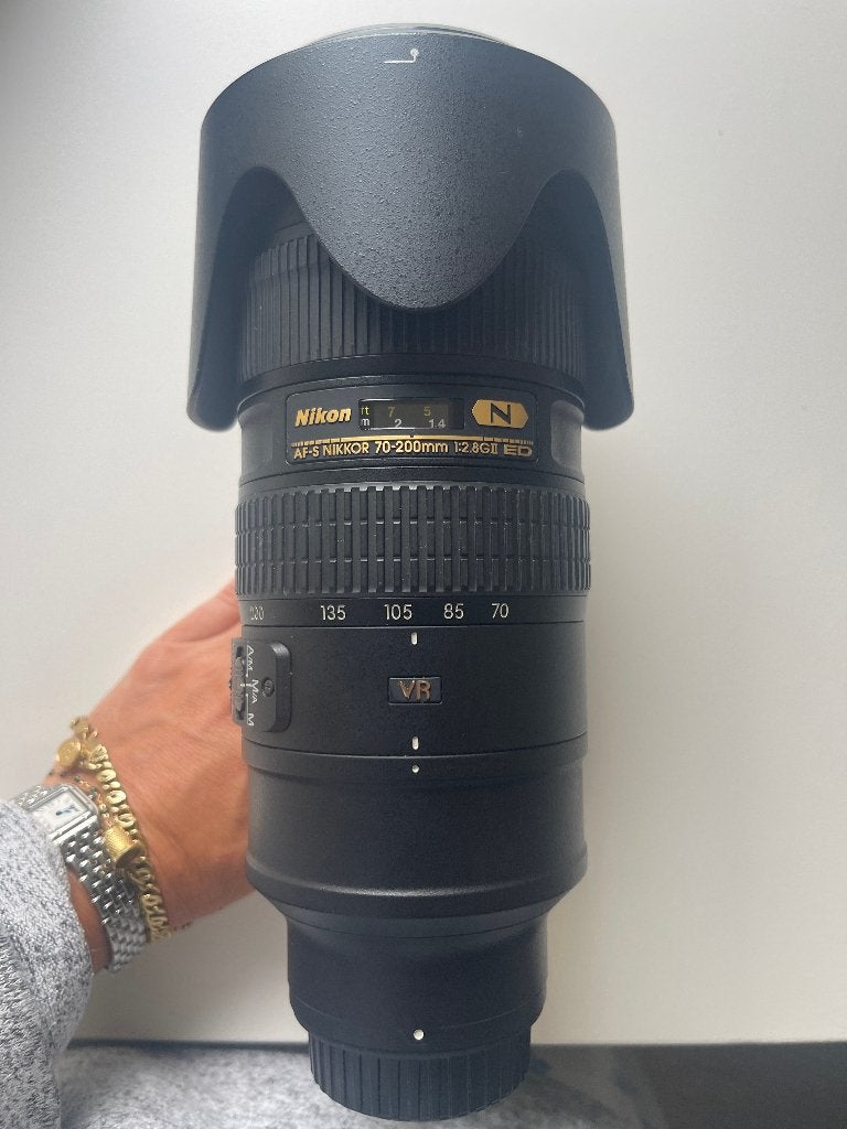 Nikon AF-S NIKKOR 70-200MM f/2.8G ED VR II-objectief, Audio, Tv en Foto, Nikon, Camera, Ophalen of Verzenden, Zo goed als nieuw