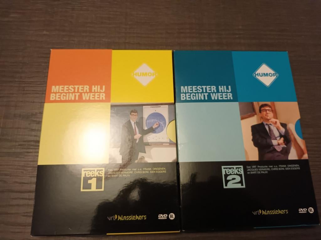 Dvd Meester hij begint weer seizoen 1+2, Ophalen of Verzenden