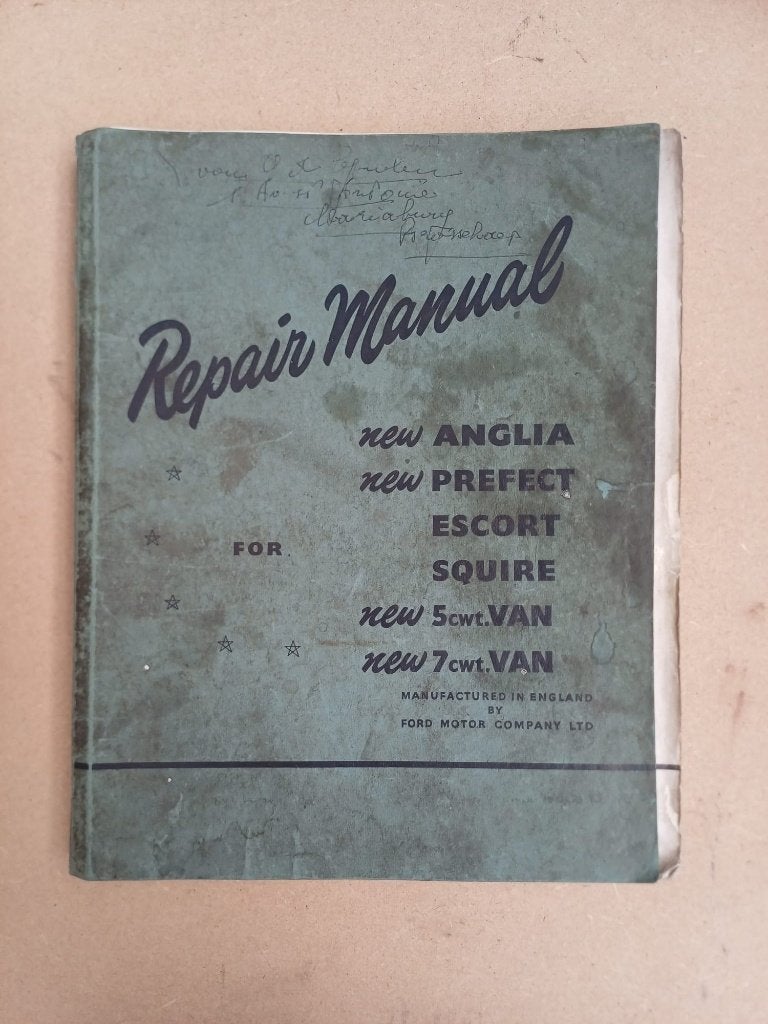 Repair manual Ford Anglia,Prefect,, Ophalen of Verzenden