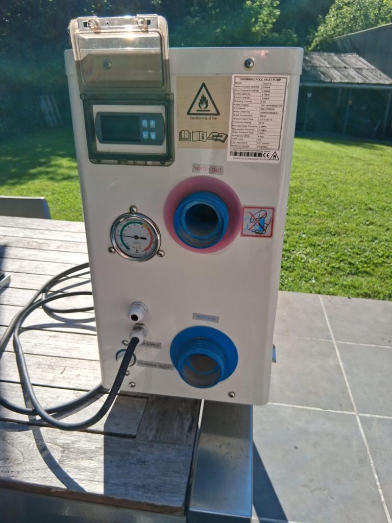 Pompe à chaleur encore neuve, Enlèvement