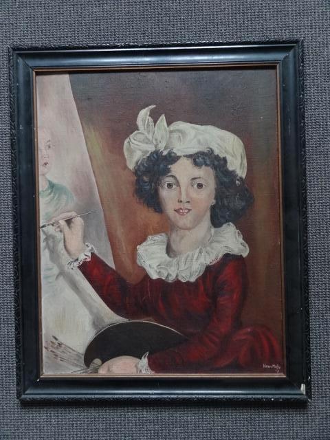 naar een autoportret Elisabeth Vigée Le Brun uit 1791, Antiek en Kunst, Verzenden