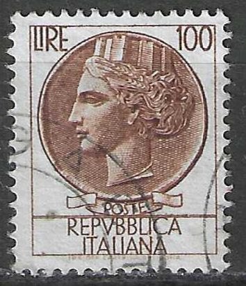 Italie 1968/1072 - Yvert 1007 - Munt uit Syracuse  (ST), Verzenden, Gestempeld