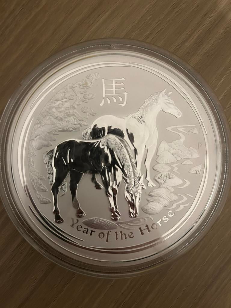Lunar kilo munt 9999 zilver, Ophalen, Zilver