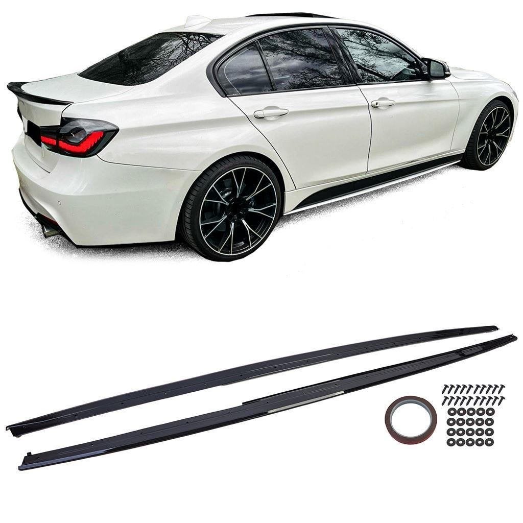 Side Skirts Glans Zwart Sideskirts Voor Bmw 3 Serie F30 F31, Verzenden