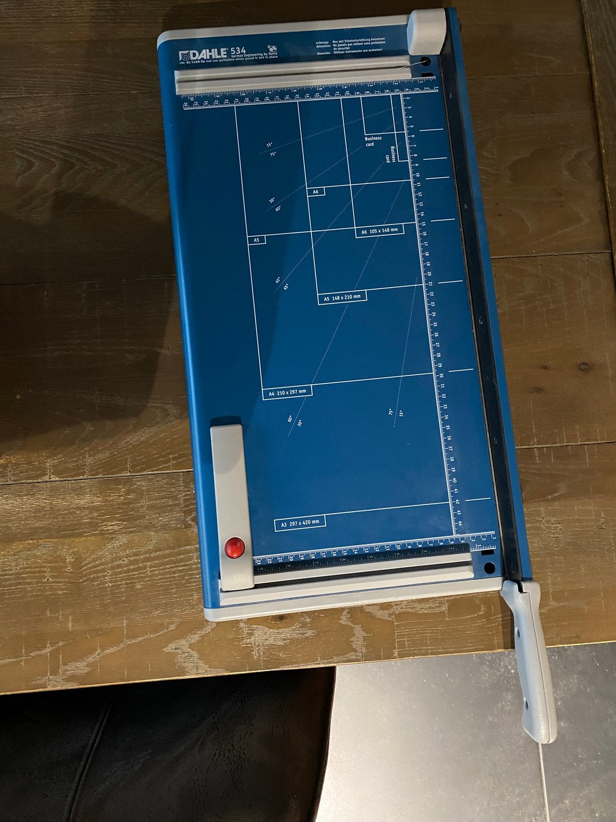 Papiersnijmachine Dahle 534, Ophalen, Zo goed als nieuw