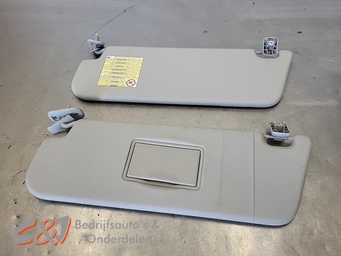 Zonneklep set van een Ford Transit Custom, Gebruikt, -, -, Ophalen of Verzenden