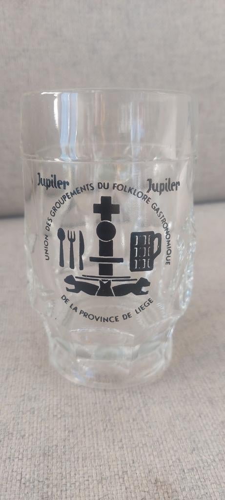 Beker Jupiler gourmet folklore, Verzamelen, Biermerken, Ophalen of Verzenden, Jupiler