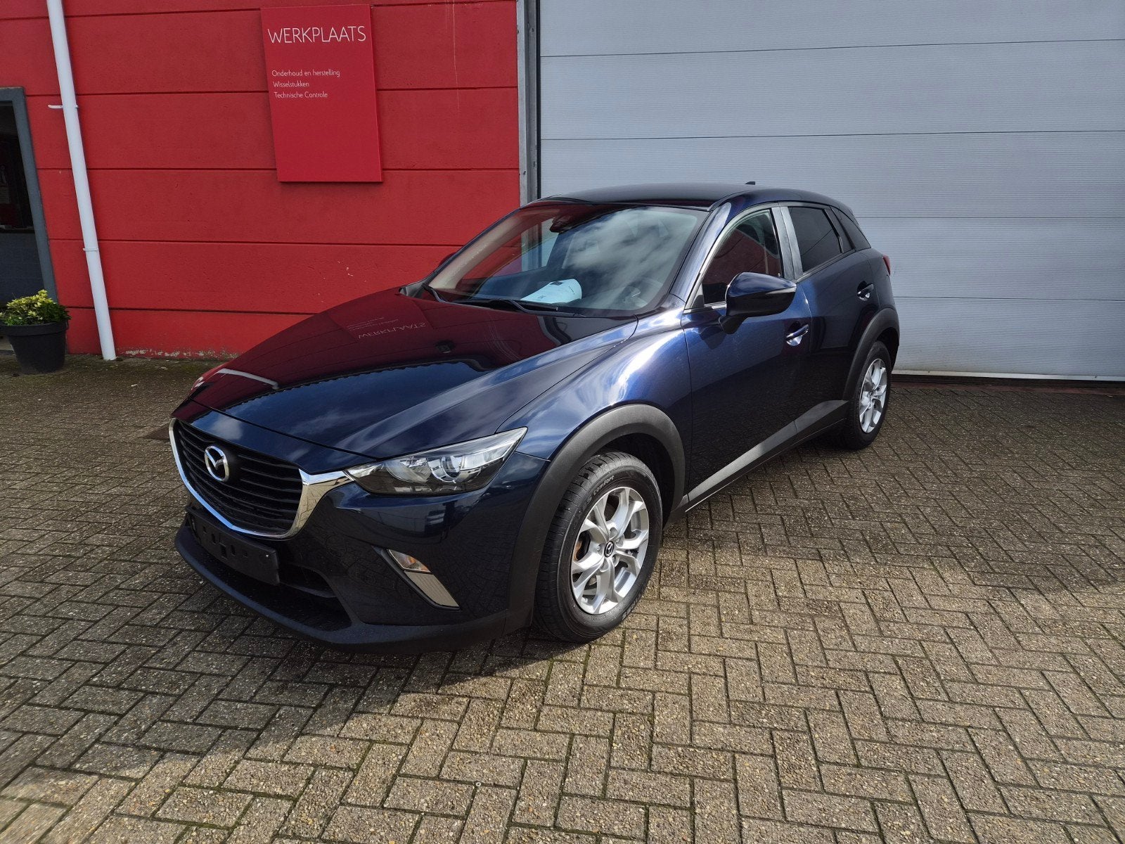 Mazda CX3 automaat Skyactive - 63.000km, Auto's, 1998 cc, Stof, 4 cilinders, Blauw