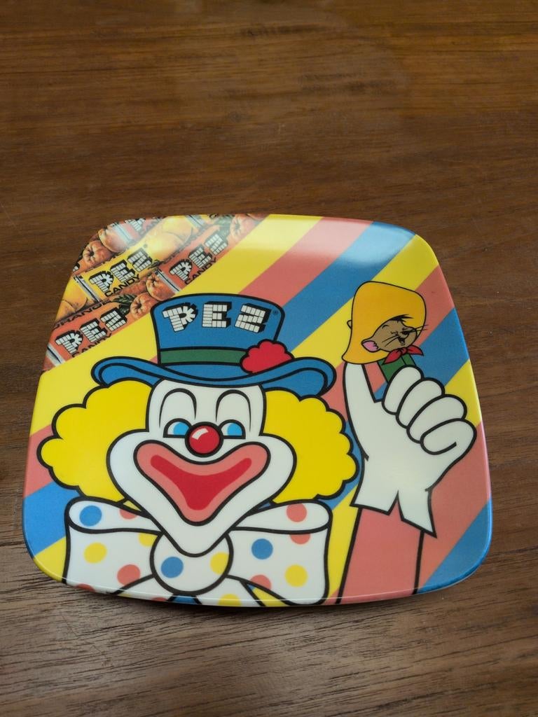 Plateau de service PETER PEZ LE CLOWN et Speedy Gonzales, Verzamelen, Ophalen of Verzenden