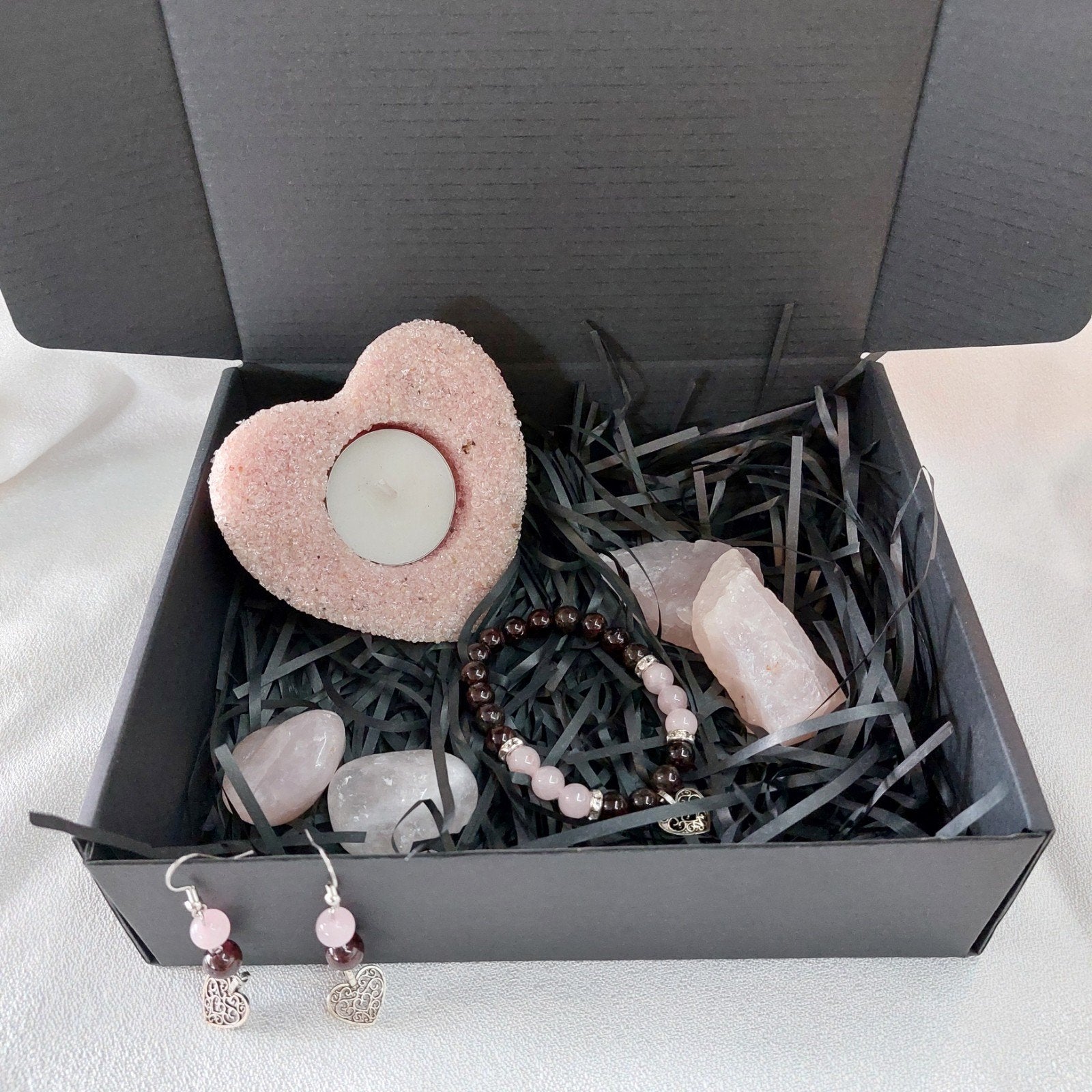Luxe Rozenkwarts&Granaat cadeaubox, Verzamelen, Ophalen