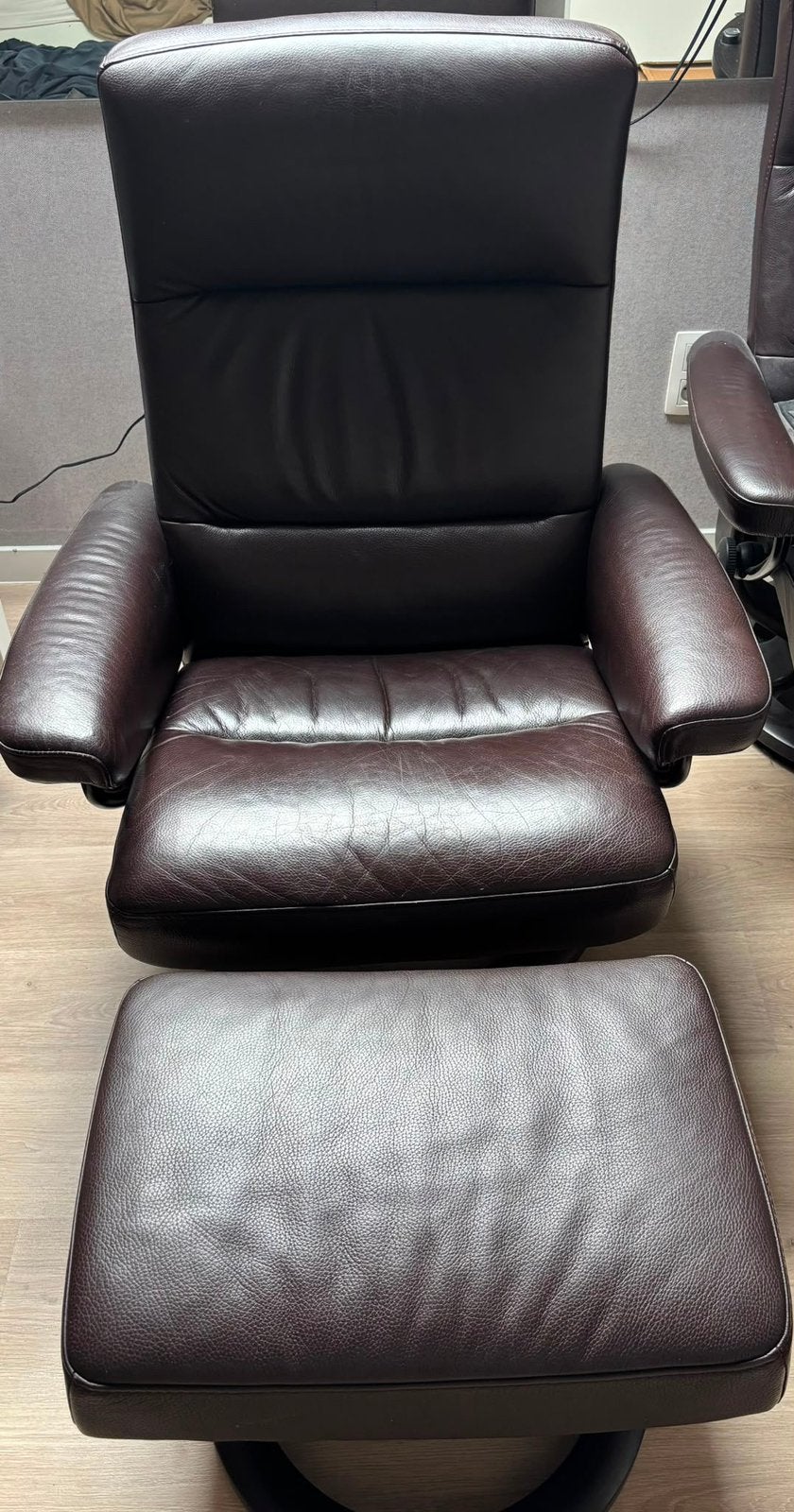 2 x Fauteuil Stressless avec repose-pieds, Maison & Meubles, Enlèvement, Utilisé, Cuir