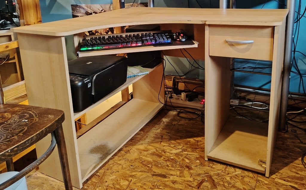 Bureau, Classique, Bois, Démontable, Enlèvement