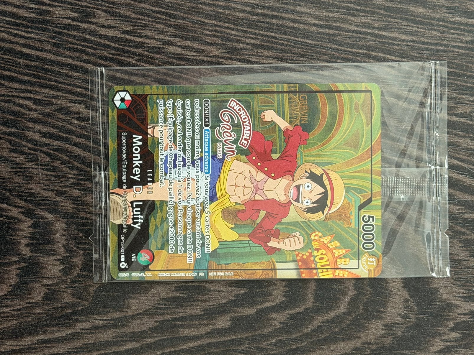 One Piece Monkey.D.Luffy (OP13-001) V.1, Enlèvement ou Envoi, Neuf, Cartes en vrac