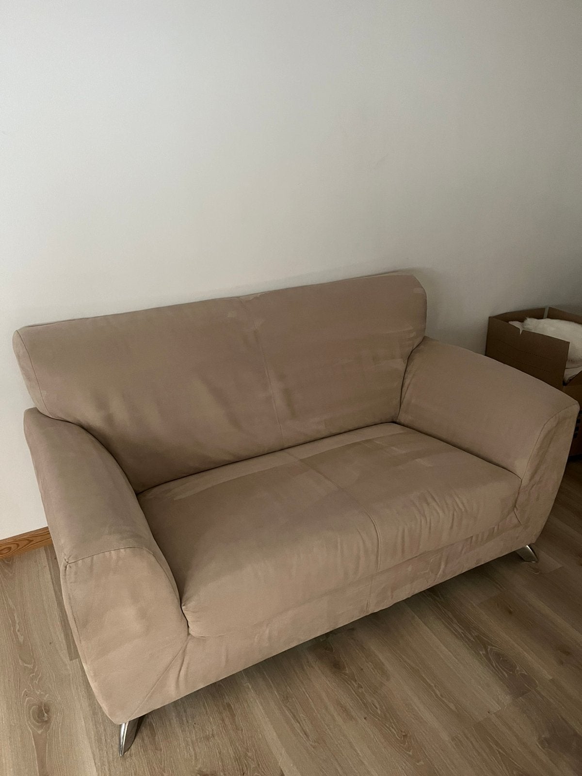 Zetelset te koop – 3 stuks (1-zit, 2-zit, 3-zit) – beige, Maison & Meubles, Canapés | Sofas & Chaises Longues, Enlèvement, Comme neuf