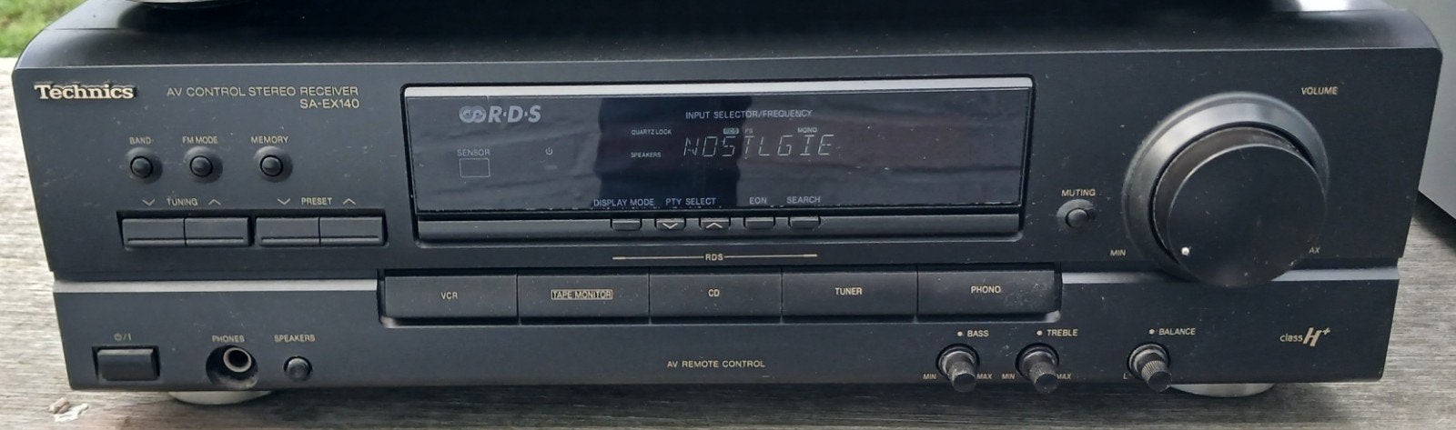 Technics SA-EX140 AV Control Stereo Receiver (Inclusief AB), Enlèvement
