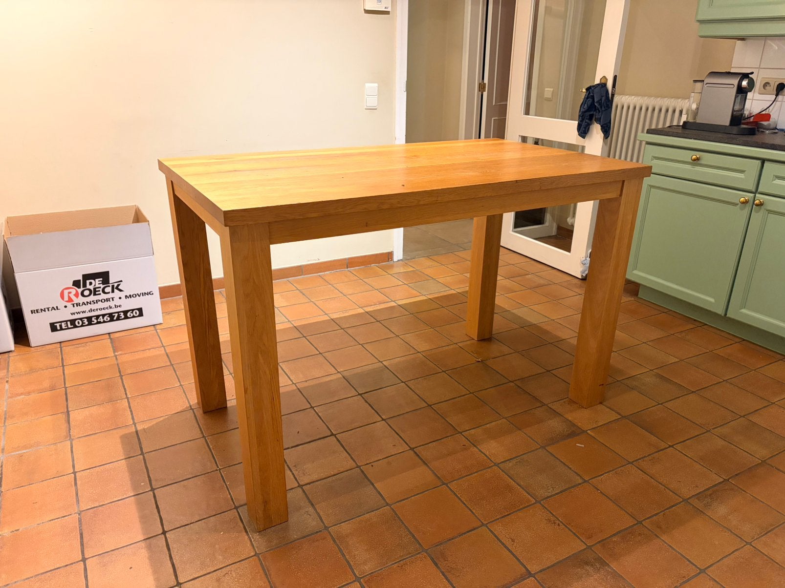 Hoge eettafel, Ophalen, Zo goed als nieuw