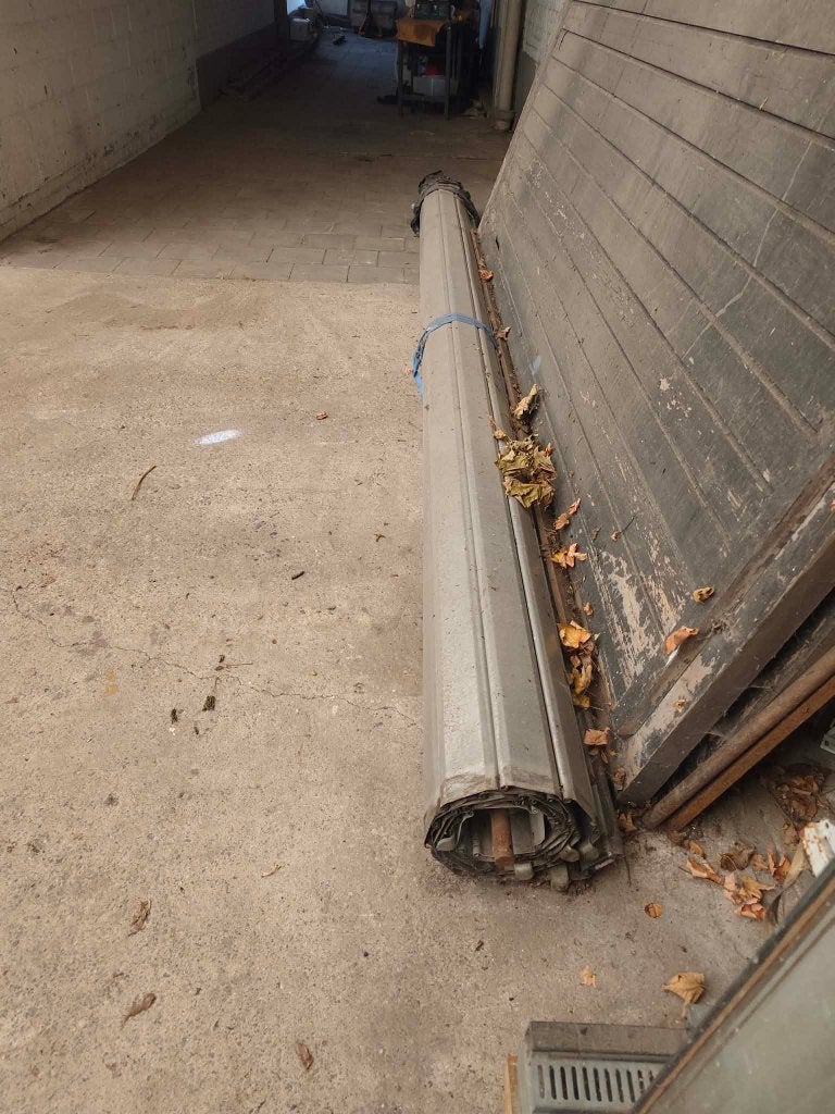 Volet industriel métallique – 4,60 m, Enlèvement, Utilisé, 200 cm ou plus, 200 cm ou plus