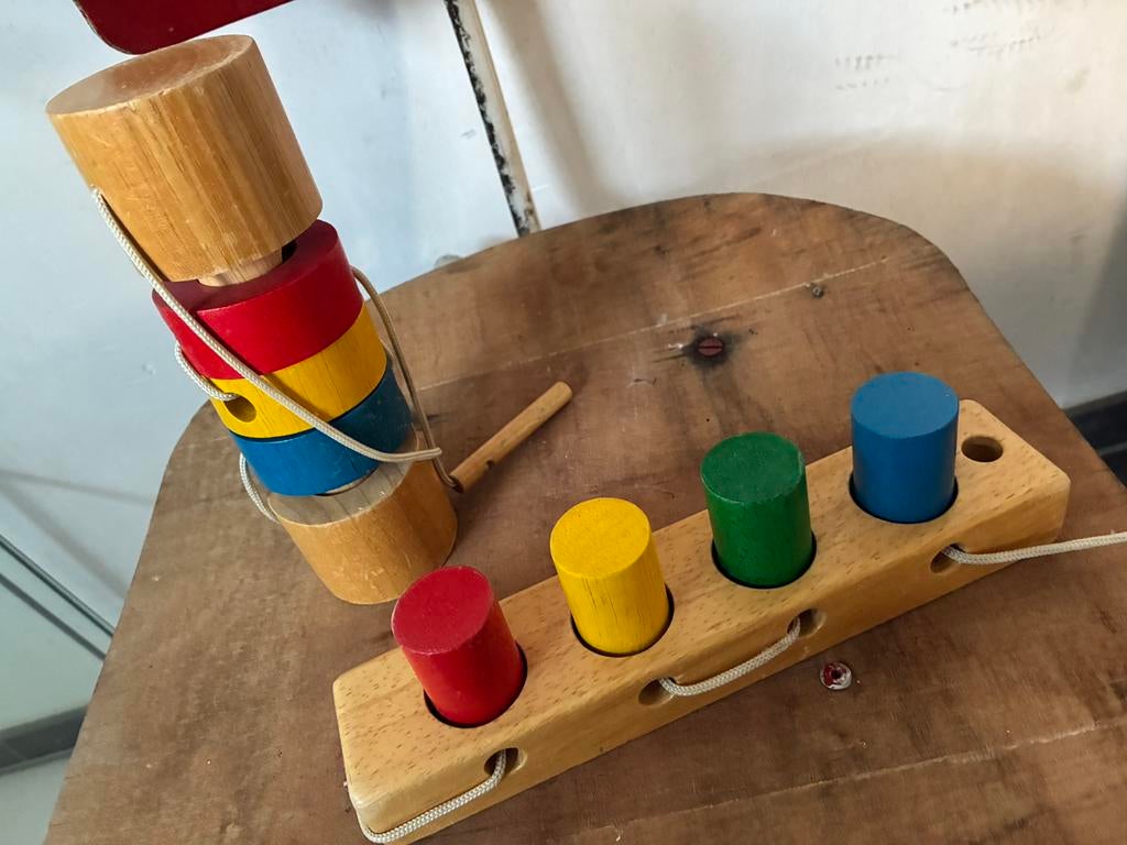 Jouets anciens, Enlèvement ou Envoi, Utilisé, Jouet à Pousser ou Tirer