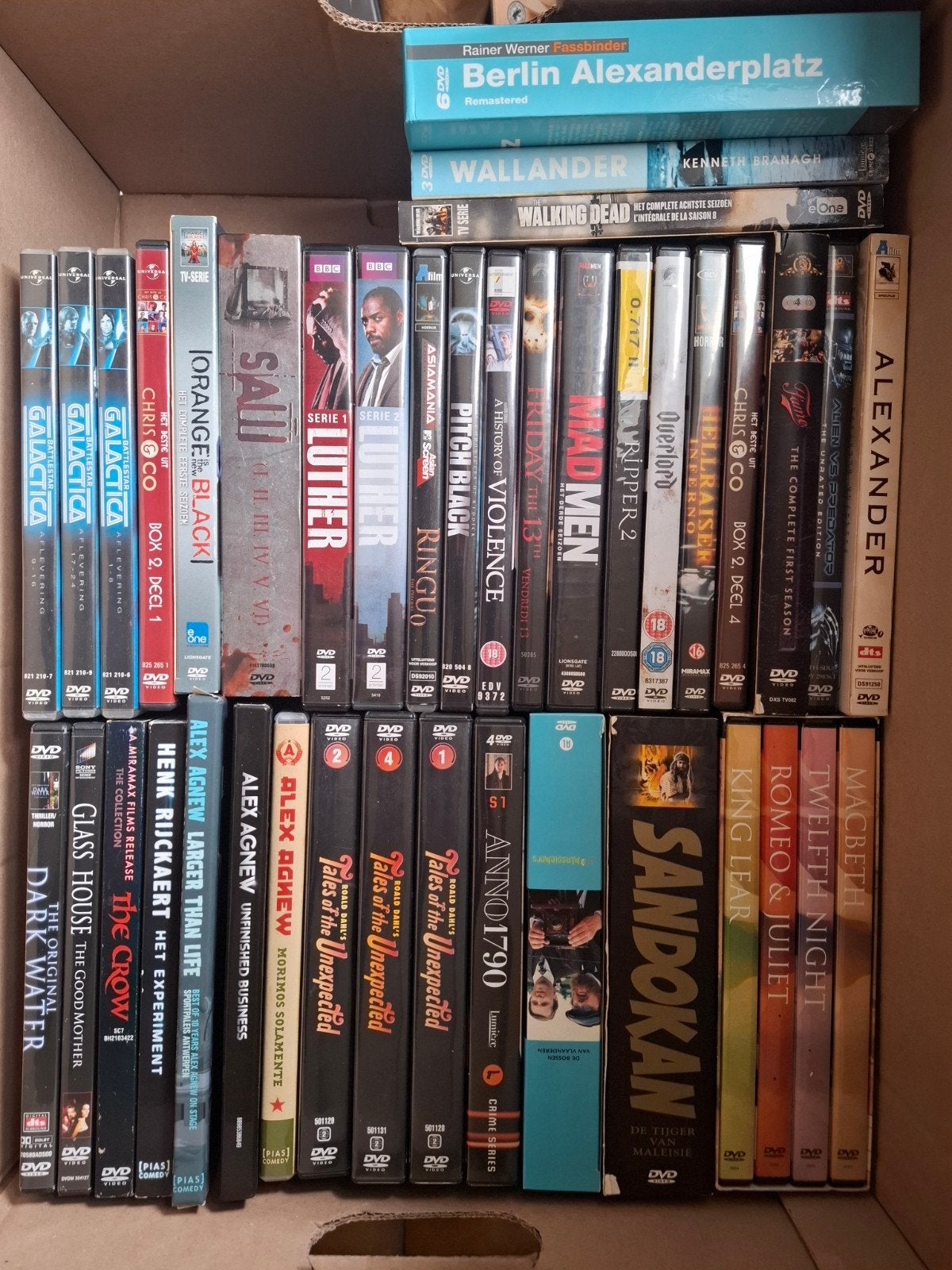 Lot dvds - series en films, Ophalen, Zo goed als nieuw, Boxset