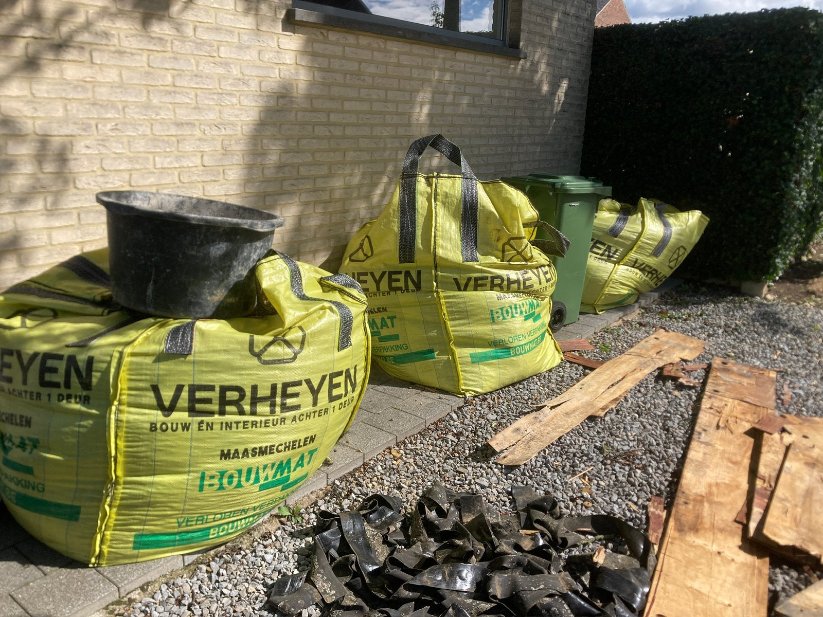 GRATIS kiezel, Ophalen, Gebruikt