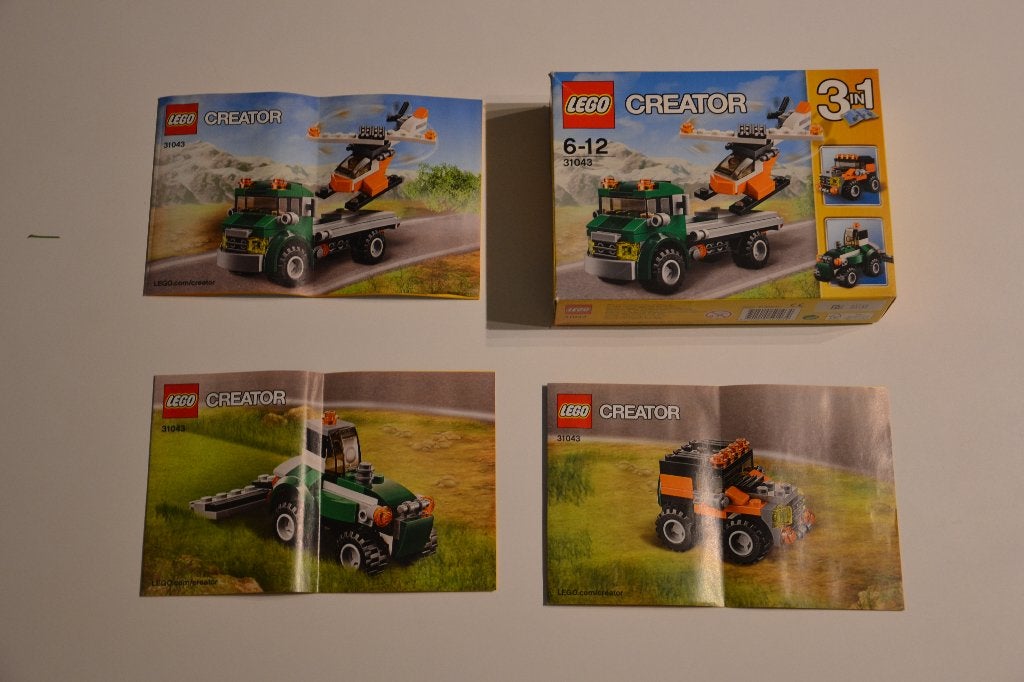 Lego Creator  3 in 1 Helikoptertransport 31043, Compleet, Lego, Ophalen of Verzenden, Zo goed als nieuw