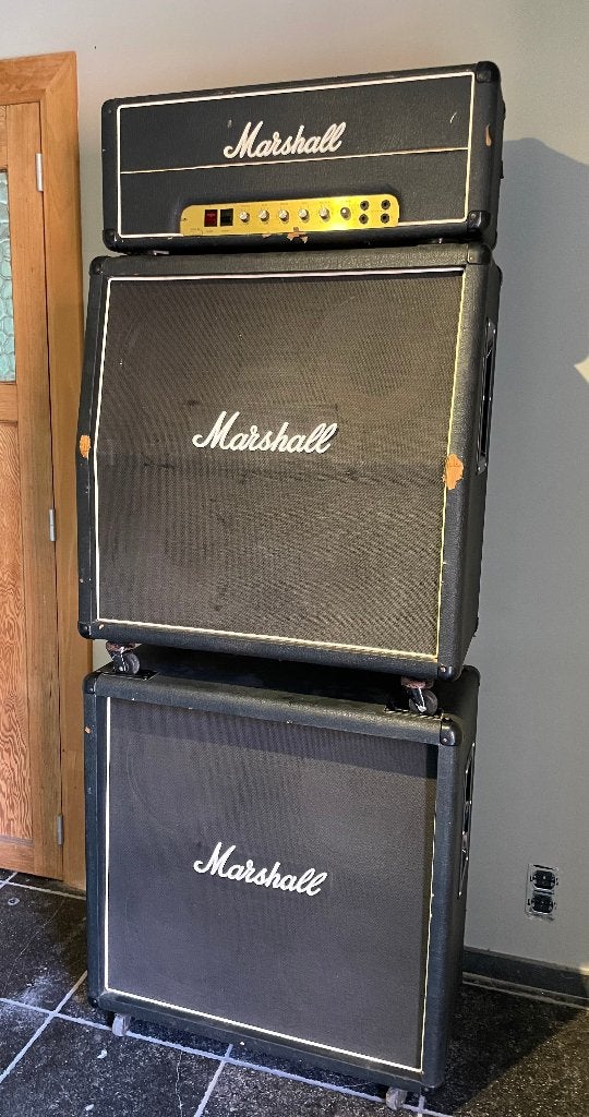 Marshall JMP Super Bass 100 w MKII de 1979 + 2 cabinets, Muziek en Instrumenten, Versterkers | Bas en Gitaar, Ophalen, Gebruikt
