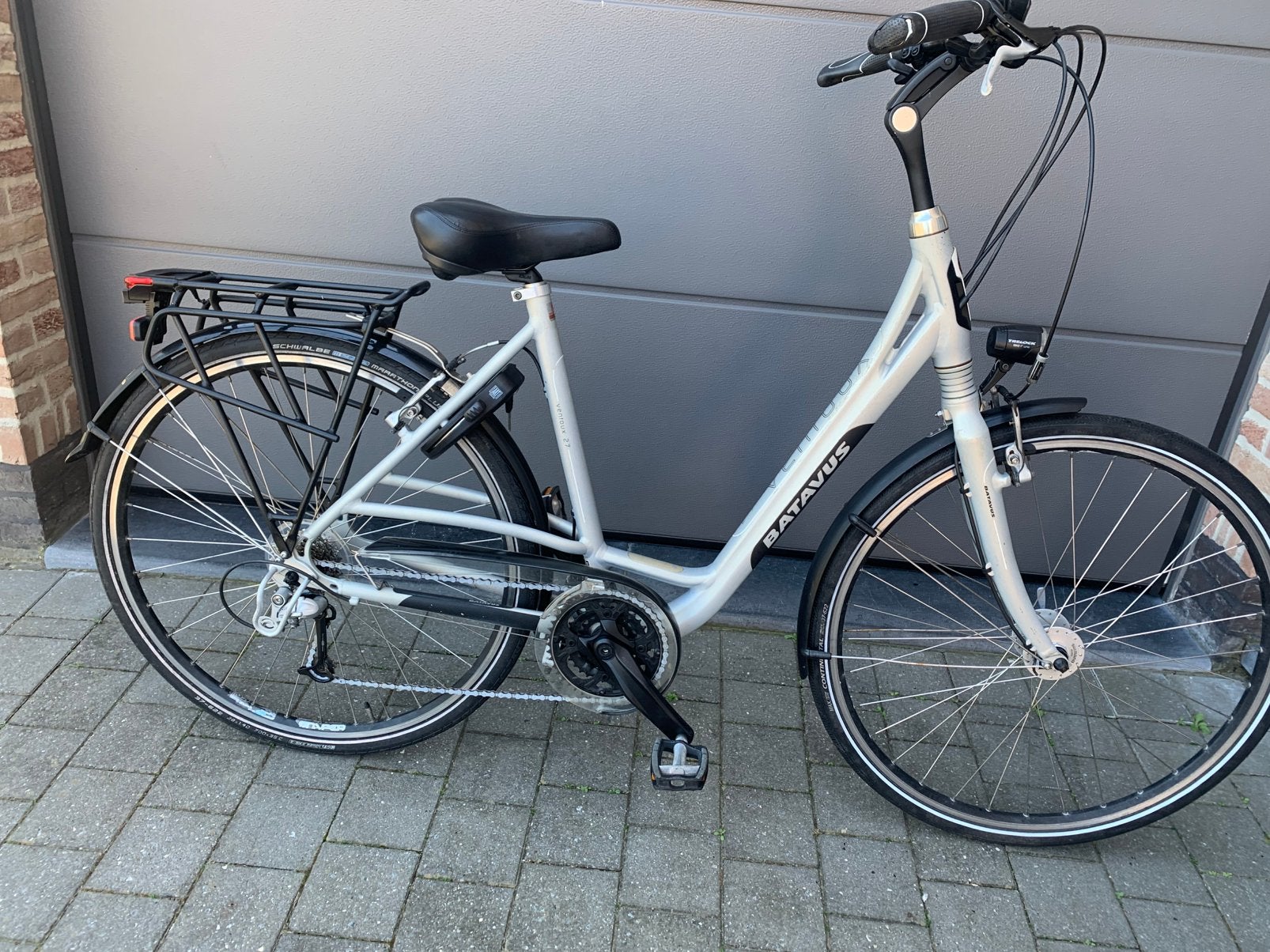 Damesfiets batavus, Fietsen en Brommers, Ophalen, Zo goed als nieuw