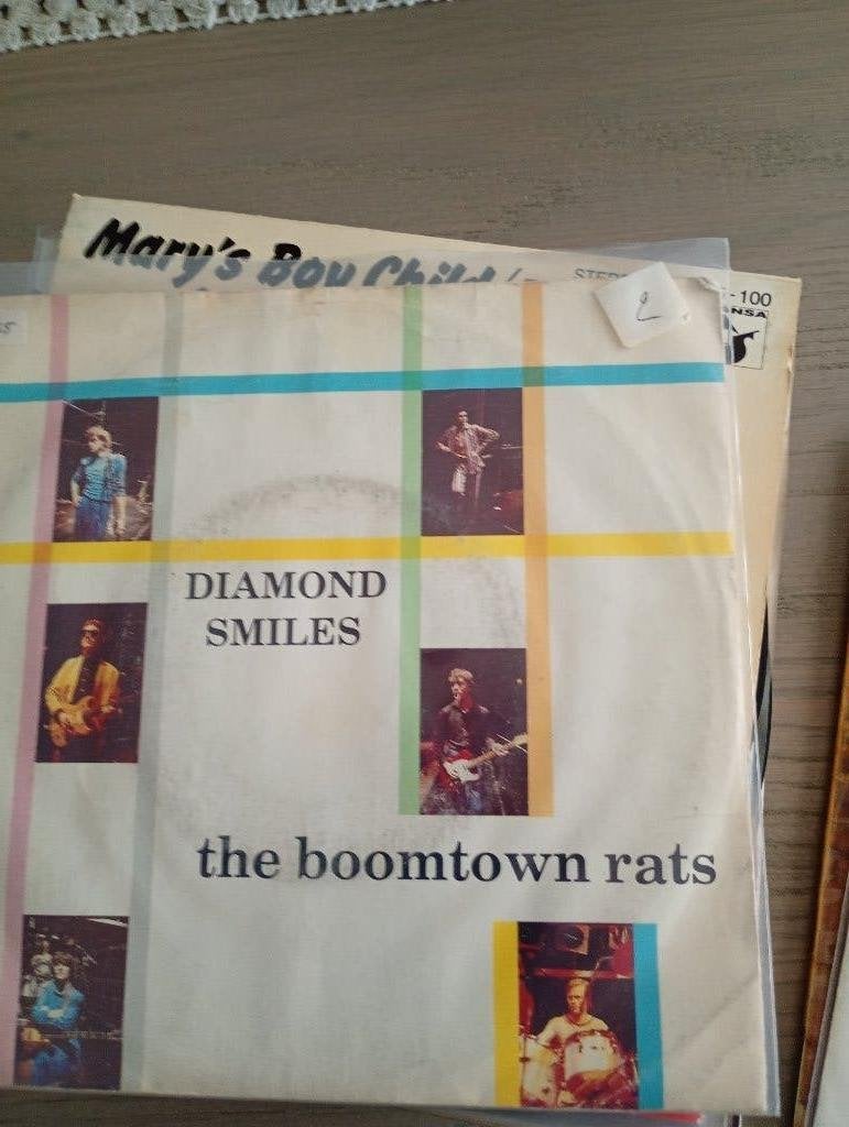 The Boomtown rats - Diamond smiles, Enlèvement ou Envoi, Pochette photo, 7 inch, Utilisé