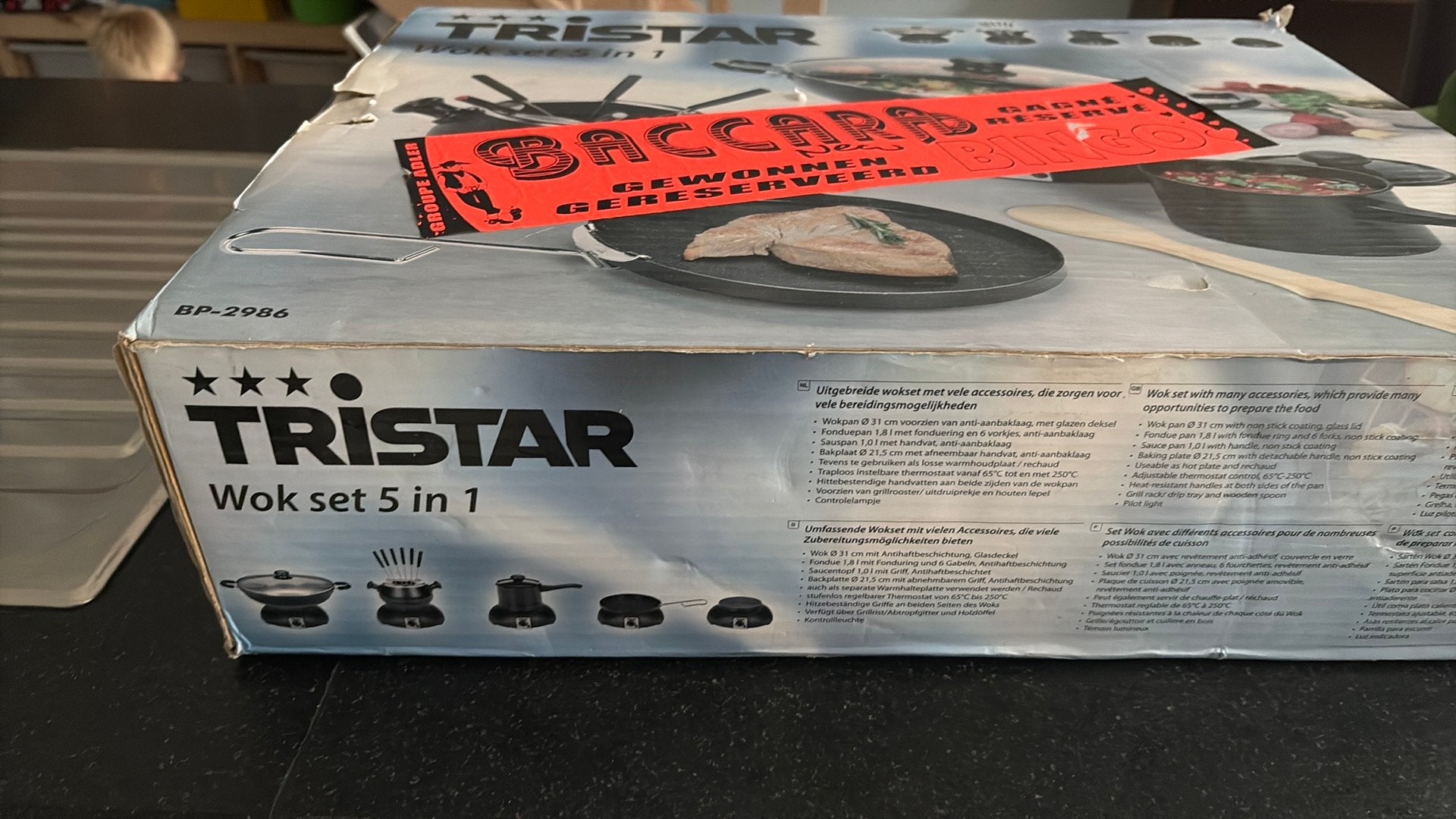 Tristar BP-2986, Ophalen, Zo goed als nieuw, Vrijstaand, Elektrisch