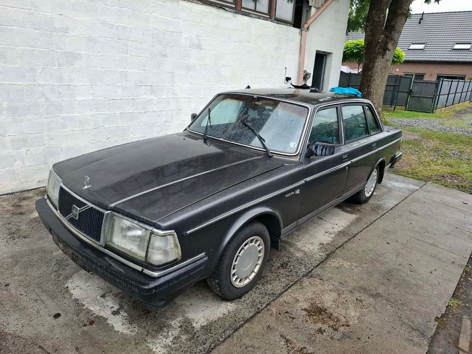 Volvo 240 GL DIESEL 1990, 4 deurs, Particulier, Blauw, Elektrische ramen