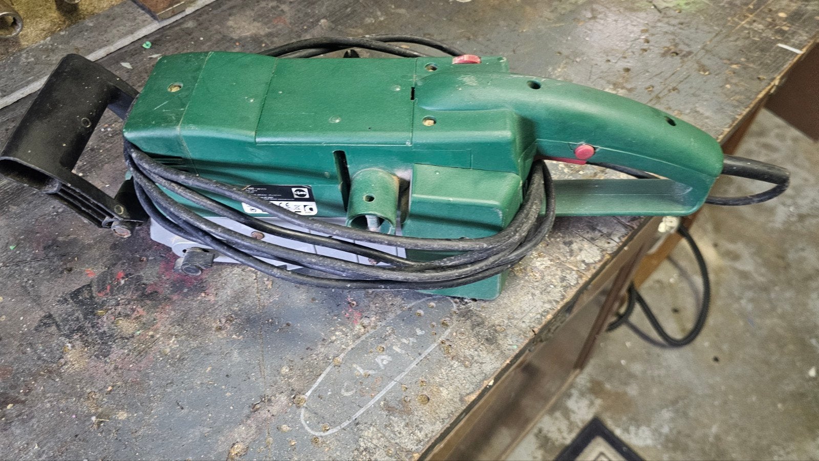 ponceuse a bande 900w.75x733mm, Doe-het-zelf en Bouw, Gereedschap | Schuurmachines