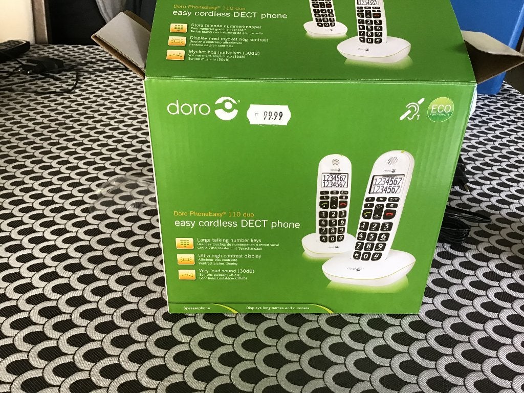 Draagbare telefoon, Ophalen of Verzenden, Zo goed als nieuw, 2 handsets