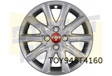 Toyota Aygo velg Aluminium 15'' 10-spaaks zilver Origineel!, Auto-onderdelen, 15 inch, -, Verzenden, -