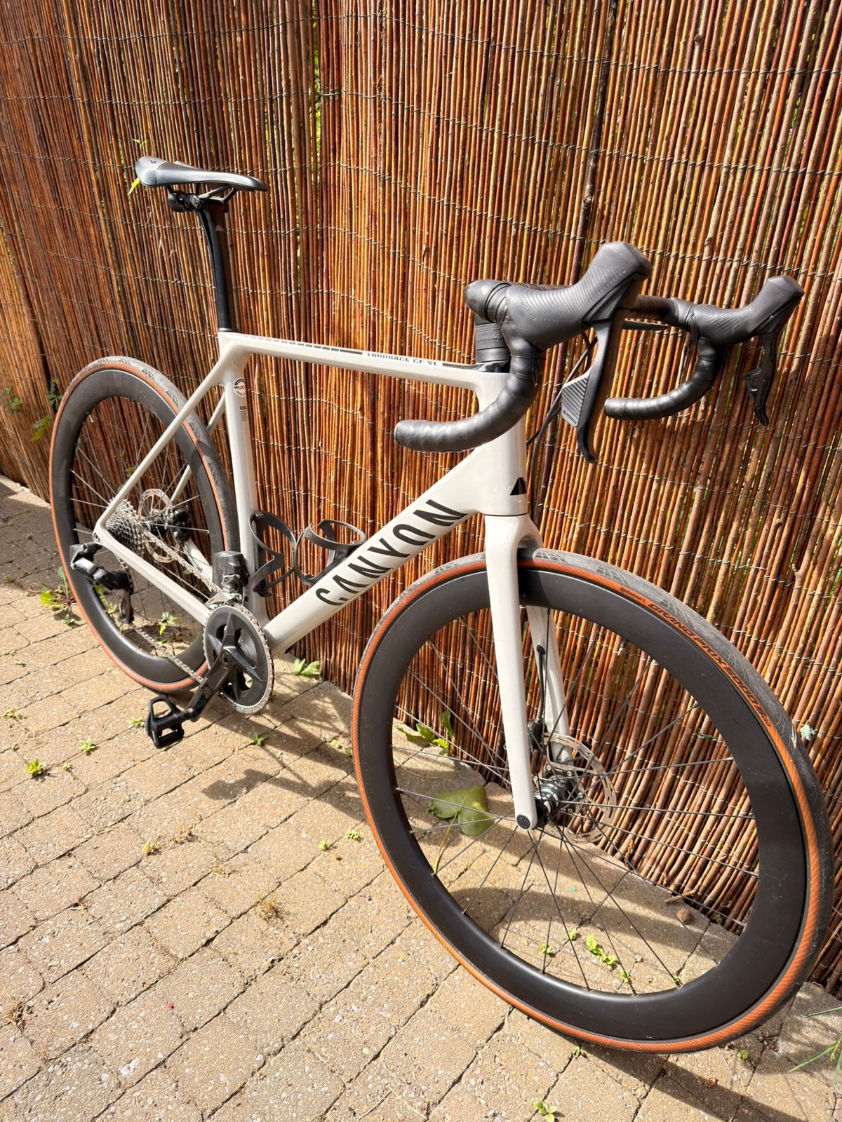Canyon Endurace CF SL 7 eTap AXS – Maat L – Carbon, Ophalen, Zo goed als nieuw, Carbon