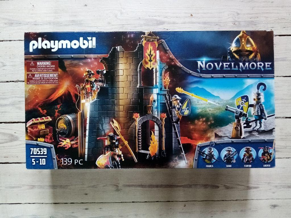 PLAYMOBIL Novelmore Burnham Raiders Vuurruïne - 70539, Ophalen, Zo goed als nieuw, Complete set