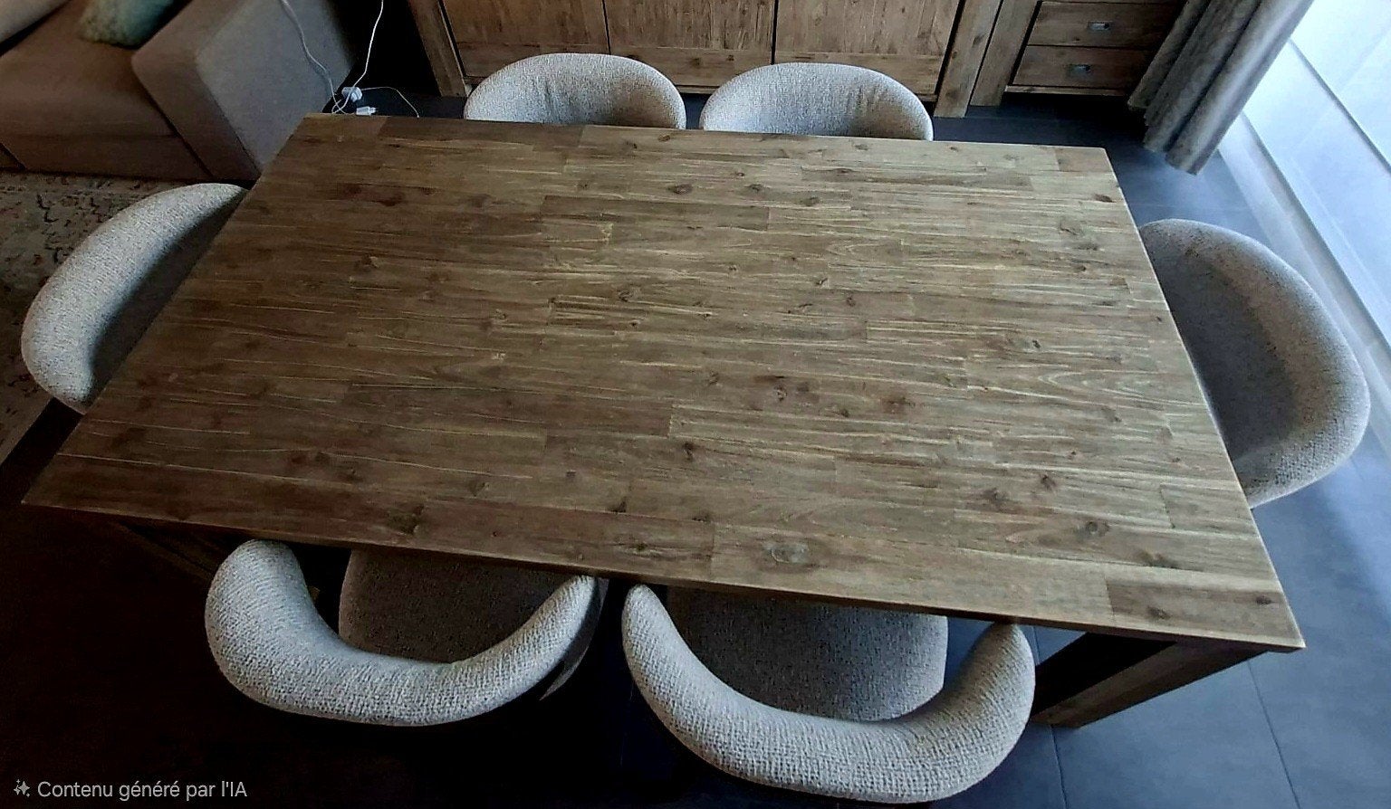 Table en bois massif (Salle à manger), Maison & Meubles, Tables | Tables à manger, Utilisé, 50 à 100 cm, 150 à 200 cm, Cinq personnes ou plus