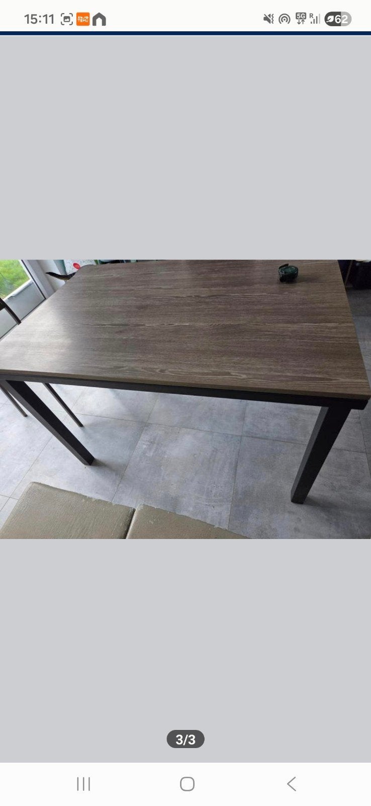 Ensemble table et chaises, 150 à 200 cm, Enlèvement, Utilisé, 50 à 100 cm