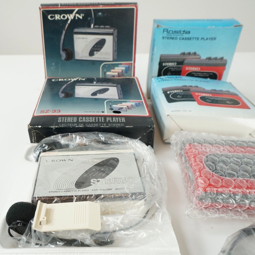 Vintage new old stock audio cassettes en walkman, Ophalen of Verzenden, Walkman
