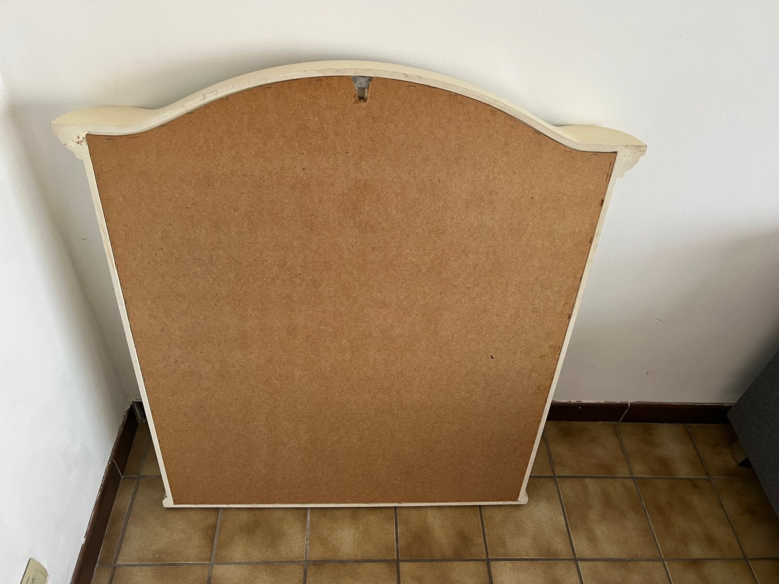 Grote klassieke wandspiegel met houten lijst, Enlèvement, Comme neuf