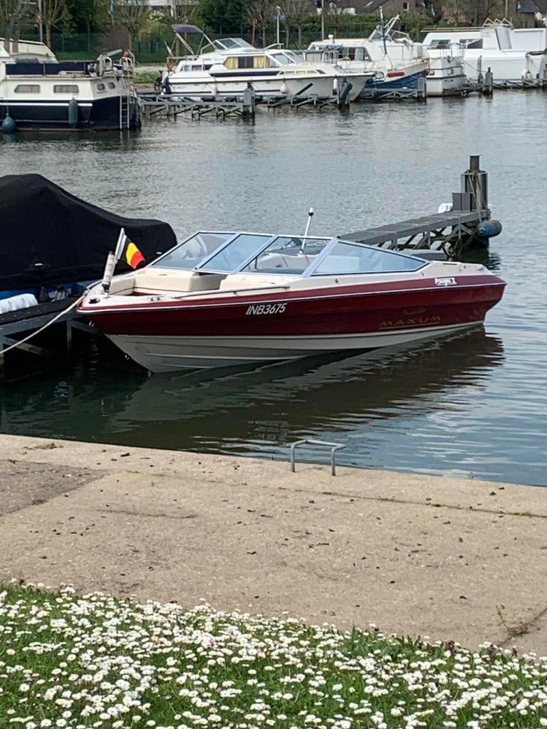 Maxum 1800 XR 1990, Sports nautiques & Bateaux, Speedboat, Utilisé, Essence, 70 à 120 ch, Moteur hors-bord, Polyester, Enlèvement
